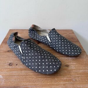 NEW! Sanuk | Chambray Polka Dot Slip-On Shoes